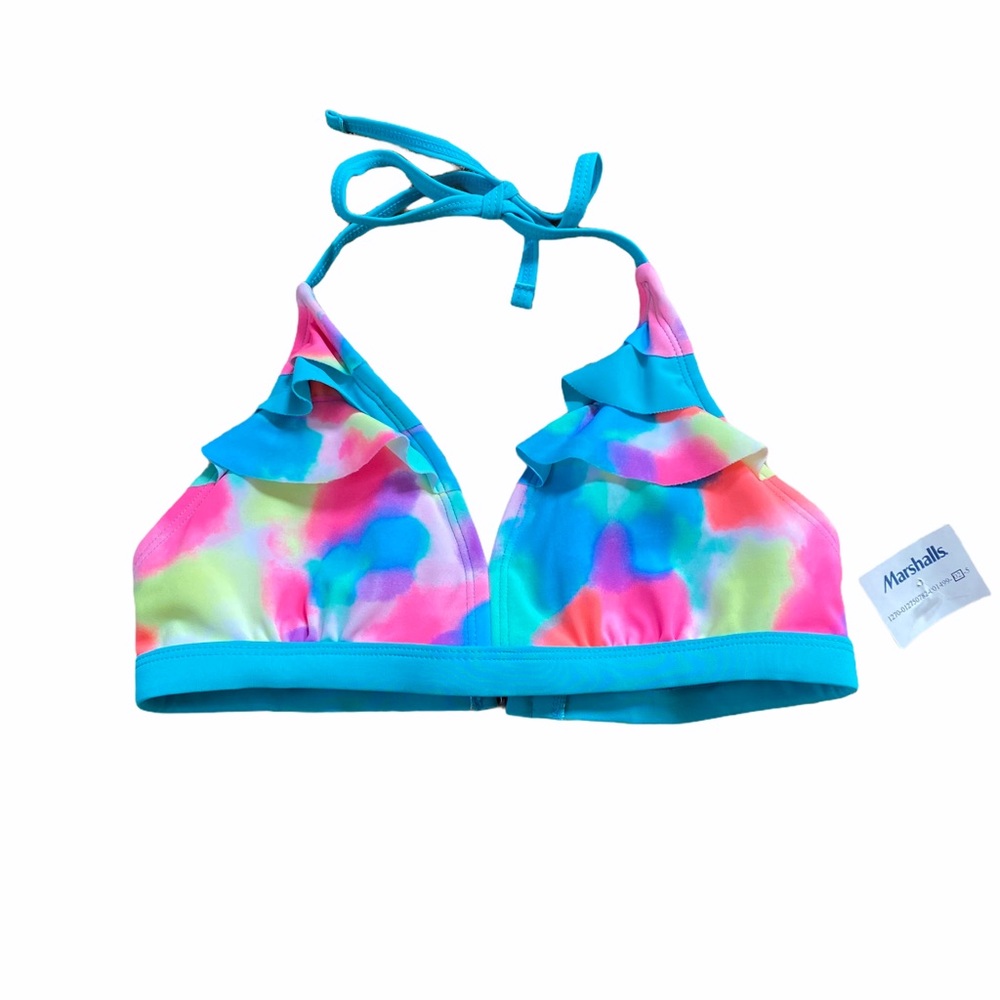 NWT Justice Girls Size 10 swimsuit top